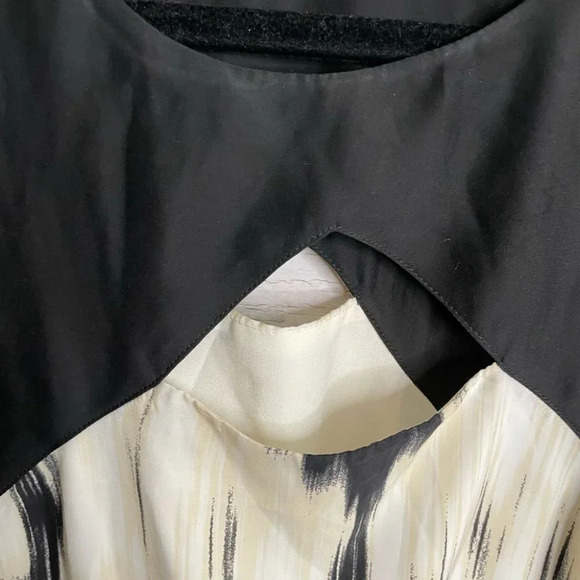 Urban outfitters silence & noise dress mini black cream size xs - Picture 4 of 10